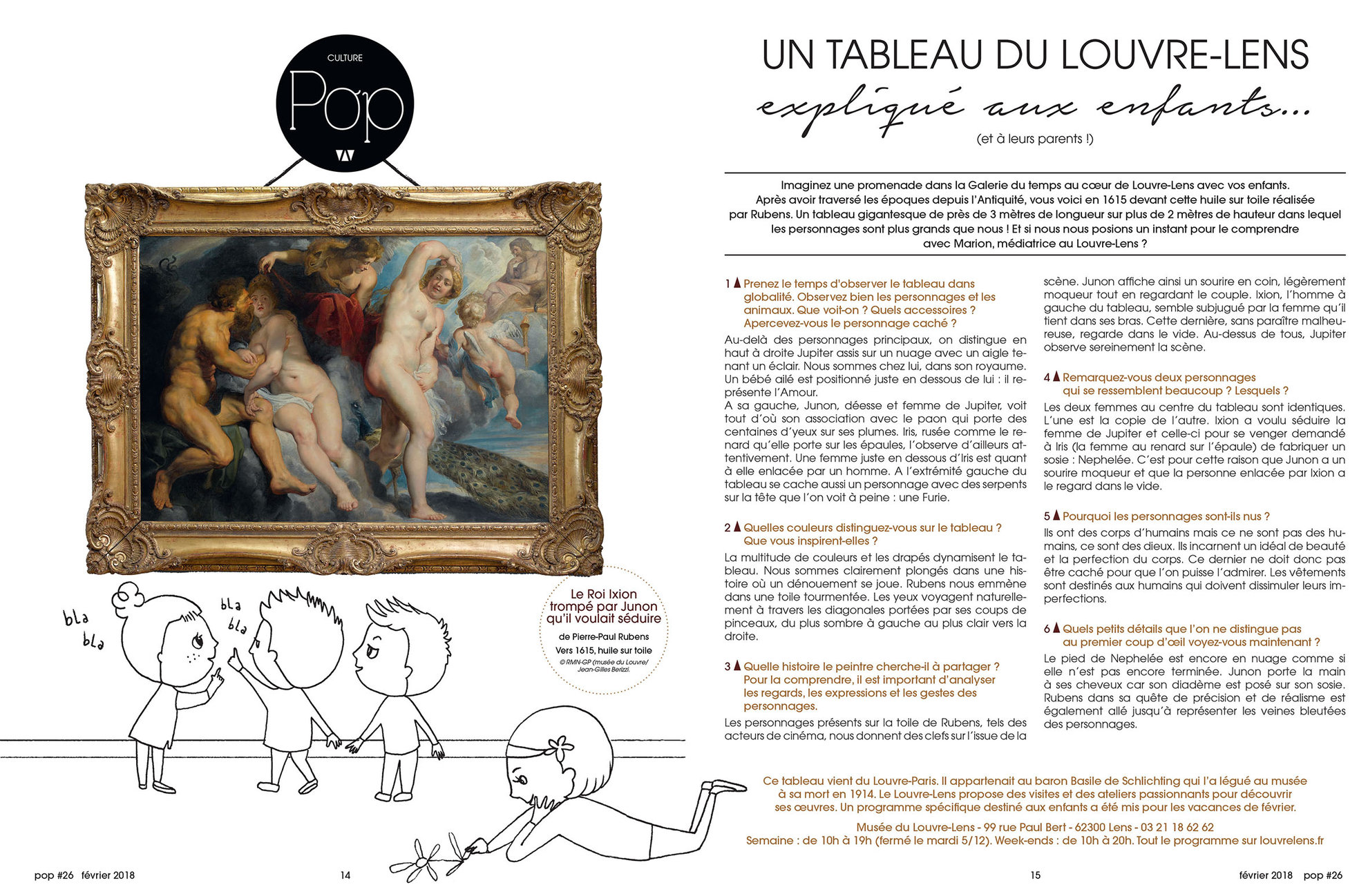 peintures Louvre Lens expliquées aux enfants