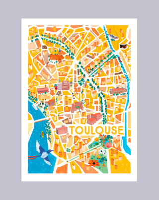 Affiche pour le magasin La Mucca - Toulouse