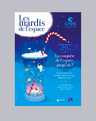 Affiche pour le Cnes