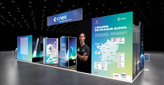 Habillage du pavillon du Cnes pour l'Exposition universelle de Dubai - 2020