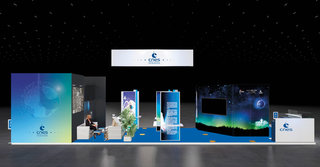Habillage pavillon du Cnes pour l'Exposition universelle de Dubai - 2020