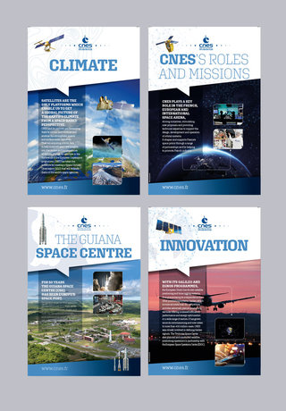 Kakemonos pour le Cnes