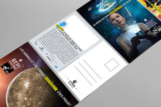 Collection de cartes postales pour le Cnes