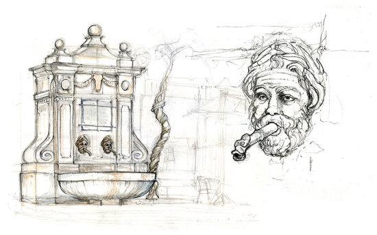 croquis de terrain