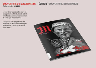 Couverture magazine "M"
