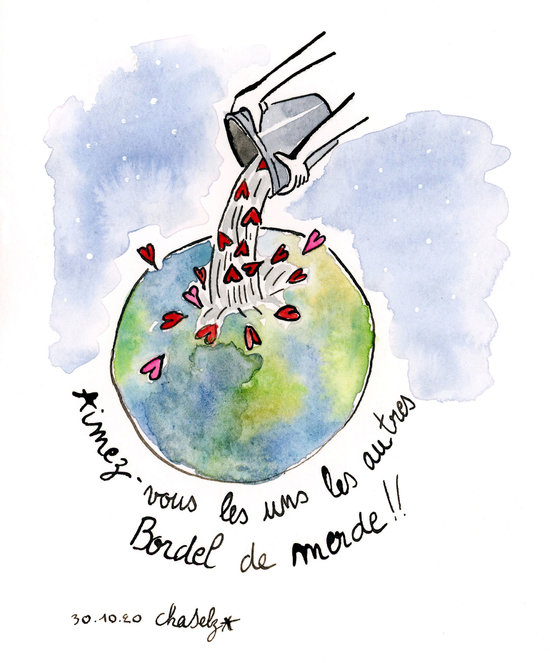 Encre de Chine aquarelle