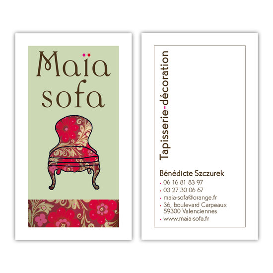 Logo Maïa Sofa artisan Tapissier-décorateur - création