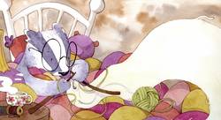 Double page pour « ODETTE » - Chiara Sollo-illustrateur
