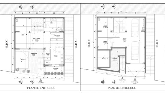 3RD AND 2ND BASEMENTS PLANS