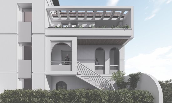 MULTIPLEX BUILDING WITH MEDITERRANEAN REFERENCES