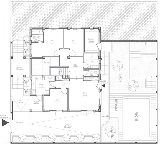 GARDEN LEVEL PLAN