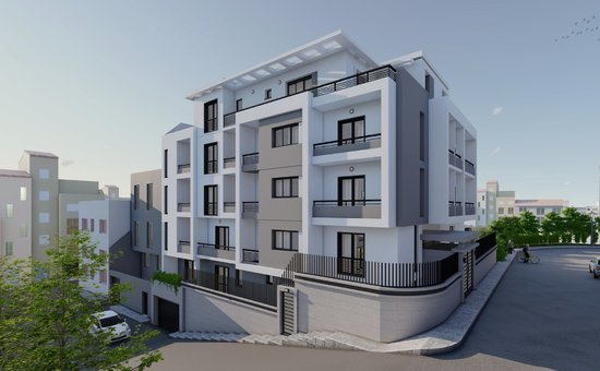 WEST ELVATION WITH PRIVATE ENTRANCE AND PARKING SPACE ENTRANCE