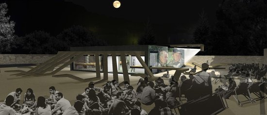 THE DIGITAL SPACE HOSTS ALSO AN OPEN AIR CINEMA