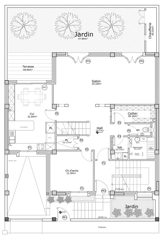 MAIN FLOOR OF THE DUPLEX