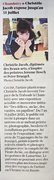 Article presse christele Jacob