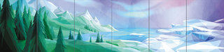 decor du jeu de cartes Arctic