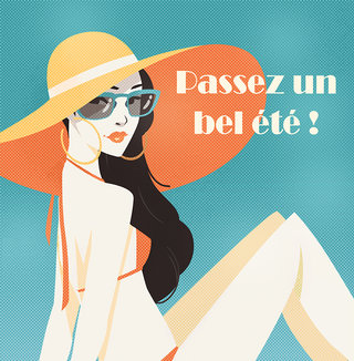 Bon été ! - Illustration personnelle