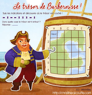 Le trésor de Barberousse - Illustration personnelle