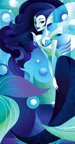 Sirène - Illustration personnelle