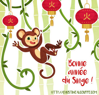 Nouvel an chinois - Illustration personnelle