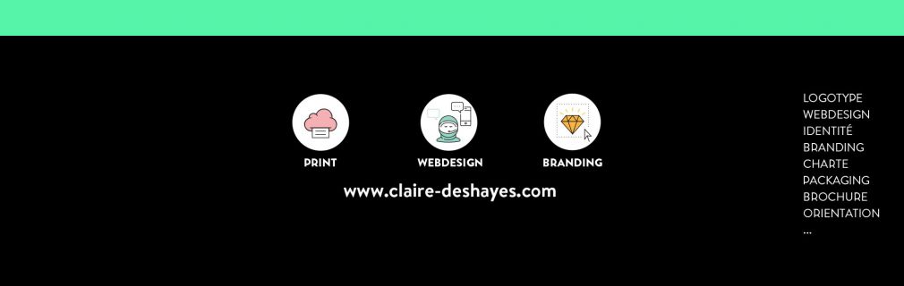 Claire Deshayes Graphiste FreeLance Portfolio :IDENTITEE