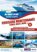 Affiche pour une Croisière en Méditerranée