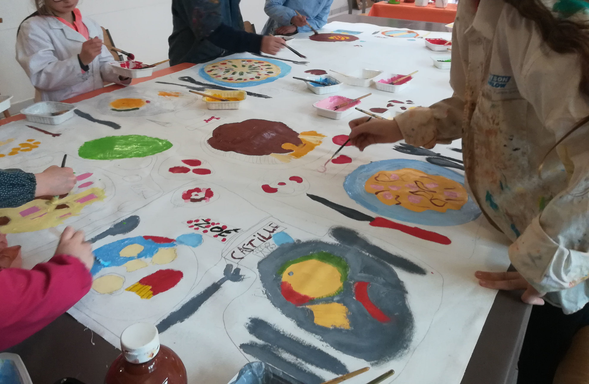 Expression plastique: Peinture - Enfants de 6 à 10 ans - Atelier 2 - 2020