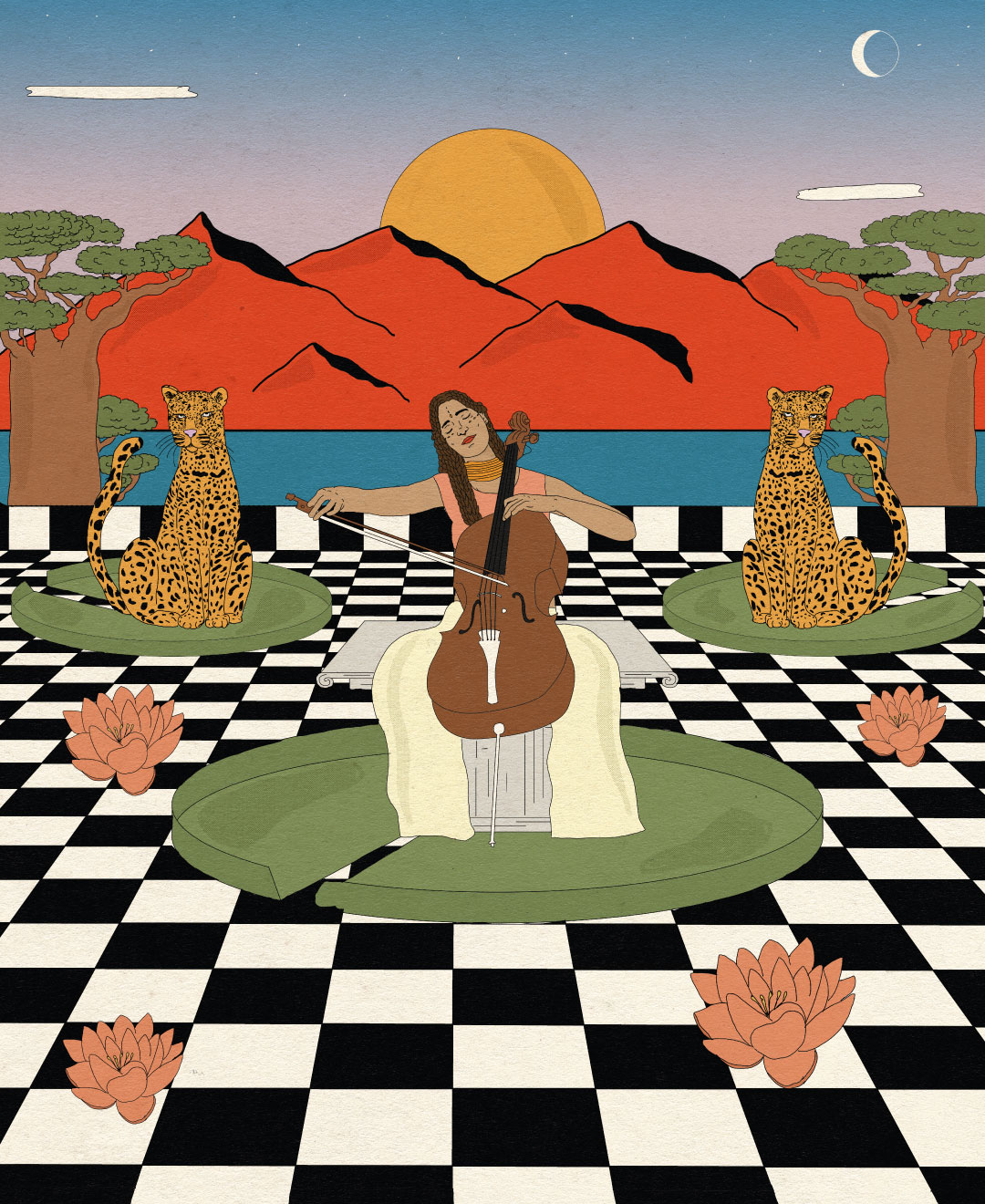 La femme à la contrebasse