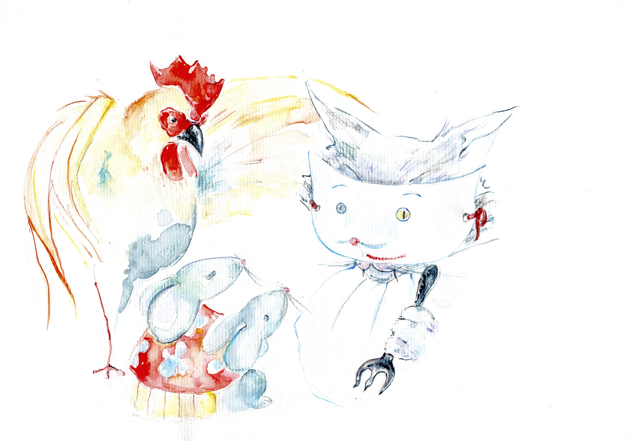 Ultra Book De Clementineterealisations Projects Lafontaine Le Cochet Le Chat Et Le Souriceau