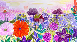 Paysage onirique - Clémentine Clemzillu-illustrateur