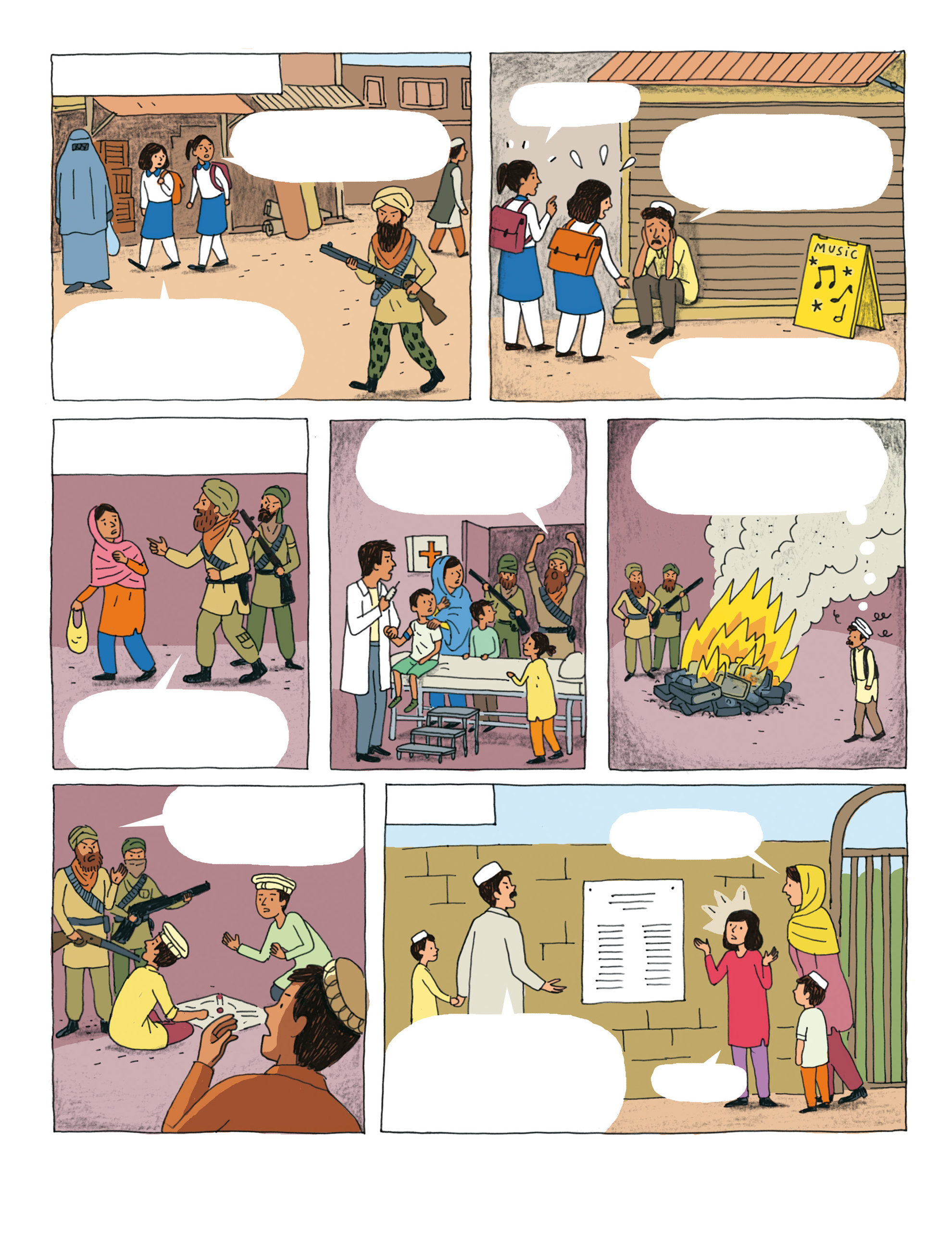 Malala, Les Grands témoins, éd. Bayard 2014