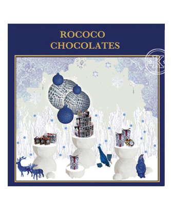 ROCOCO chocolates<br/><span>Maquette 2D, présentation client - Conception de la vitrine 