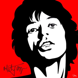 STARgraphie n°3. Mick Jagger