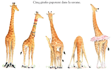 Cinq Girafes