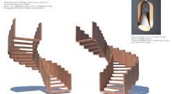 Escalier sur-mesure - Delphine Bruyère-architecte