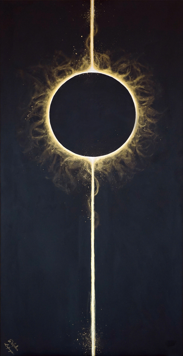Eclipse - Peinture acrylique 60x120cm - Vendu