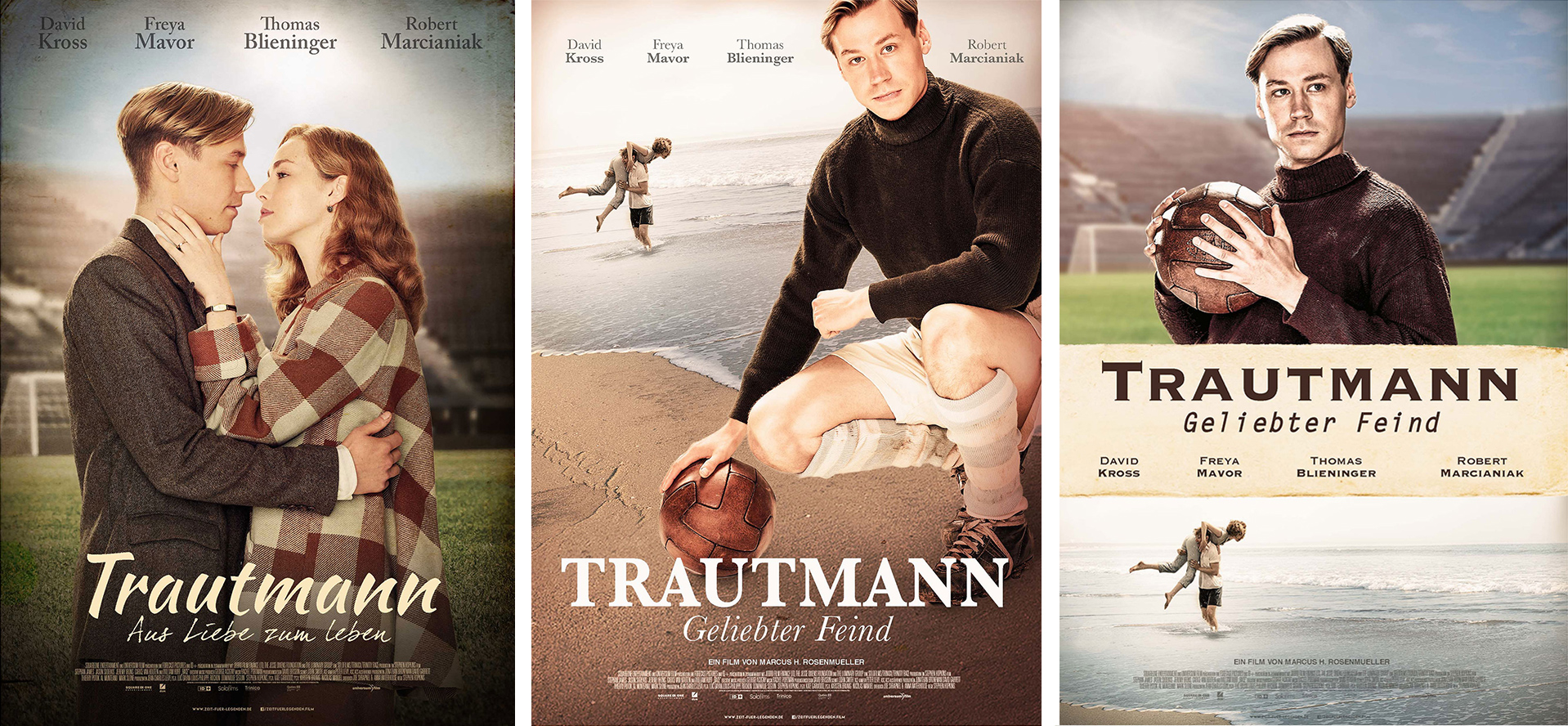 Affiche du film allemand "Trautman" - propositions non finales