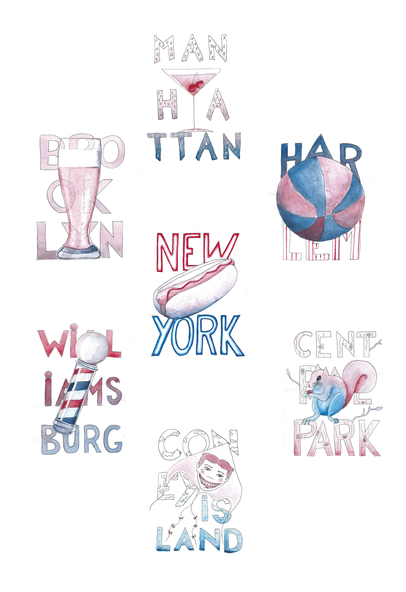 New york cartes postales