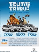 Presse - Peugeot "Tout pour la Tribu" L'age de glace4