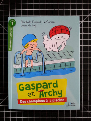 Gaspard et Archy, des champions à la piscine
