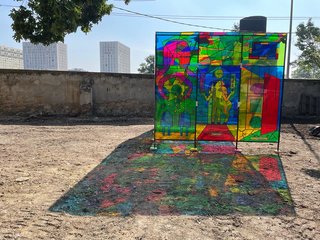 FRESQUE ADHESIVE SUR SERRE / ZAC DES TARTRES