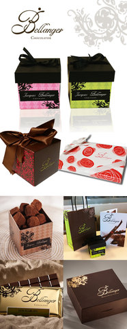 Packaging pour Bellanger Chocolatier