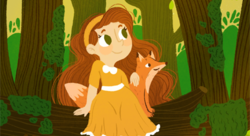 avec mon renard - Marina Ferreira-illustrateur jeunesse