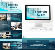 Site Web, location de salles
