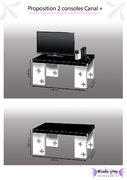 Cr&eacute;ation d'un design pour une console CANAL+