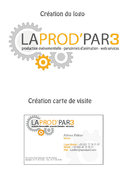 Cr&eacute;ation de logo et carte de visite