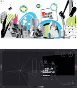 Creation de couvertures de carnet pour CANAL+