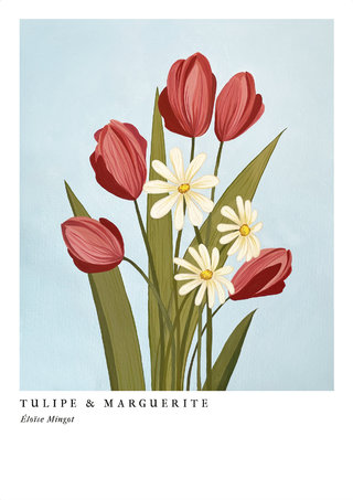 tulipes & marguerites