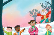 Le Père Noël à l'école
