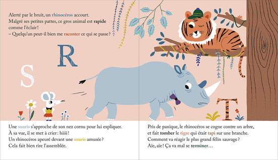 Abcedaire des animaux - Deux coqs d'or